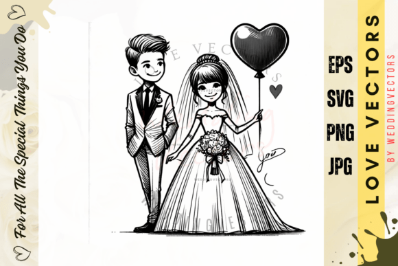 C4052: Soft Luxury Engagement Illustration for Designers