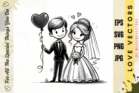 C4229 Wedding & Love Vectors: Design Elegance