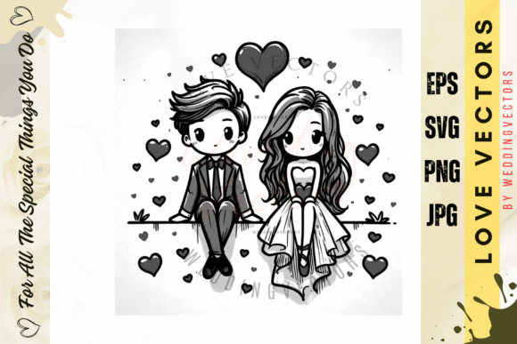 C4232: Modern Wedding & Love Vectors for Designers