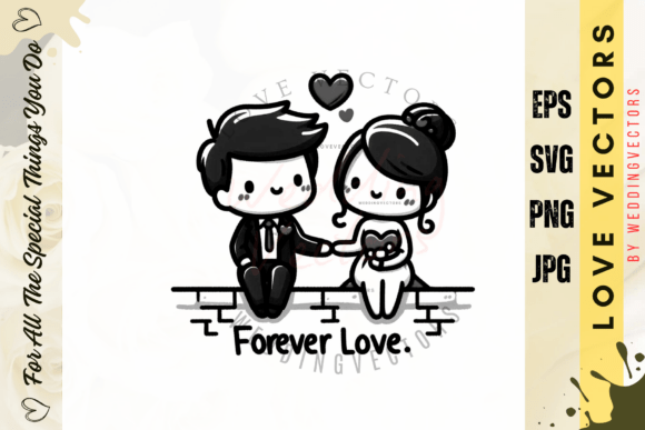C444: Elevating Wedding & Love Design with Luxury Vectors