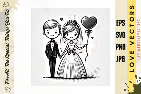 Elevate Romantic Designs with C3984 Love Vectors