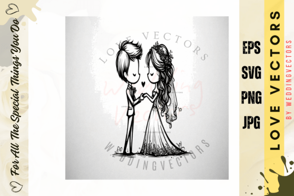 Elevate Your Wedding Design with C4502 Vectors