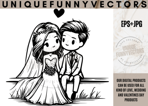 Love and Wedding Illustrations 255: A Designer's Guide