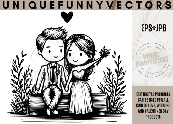 Love and Wedding Illustrations 263: Enhancing Visual Storytelling