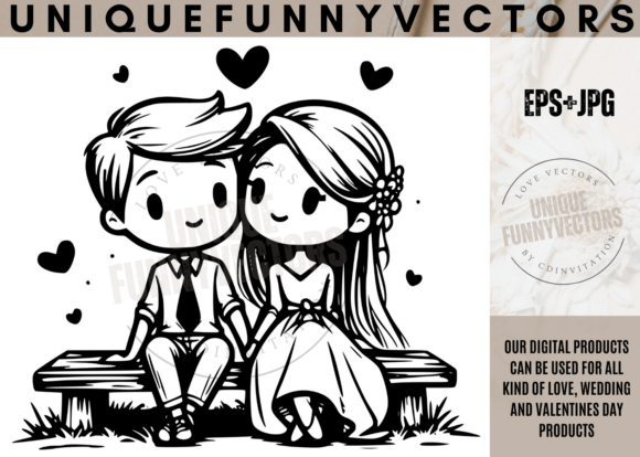 Love Wedding Stick Vectors Svg Eps 222: Design Assets for Timeless Romance